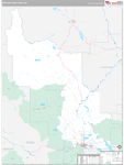 Lewis and Clark Wall Map Premium Style